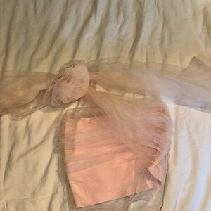 Tube top pink small Mango Brand